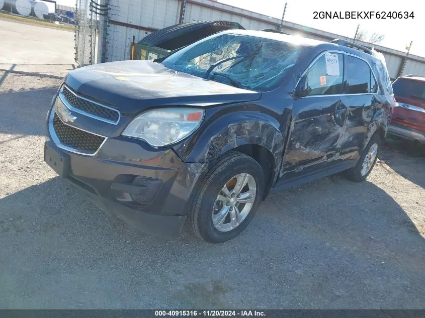 2015 Chevrolet Equinox 1Lt VIN: 2GNALBEKXF6240634 Lot: 40915316