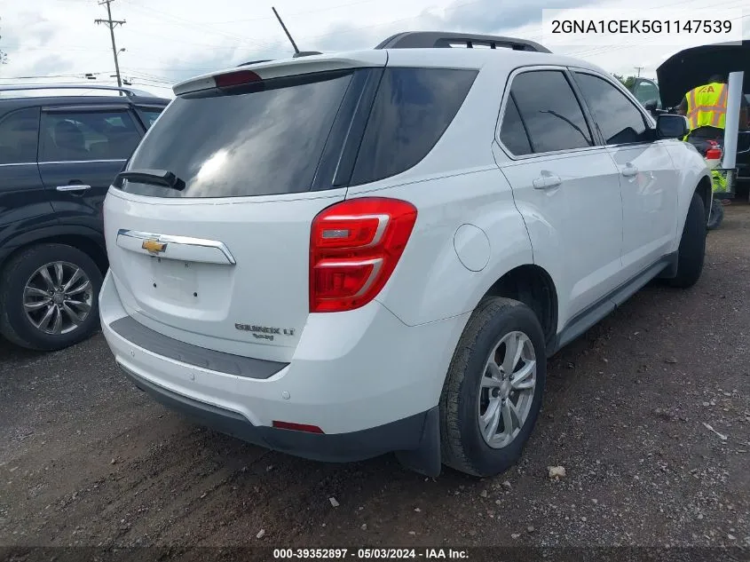 2GNA1CEK5G1147539 2016 Chevrolet Equinox Lt