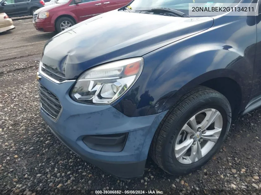 2GNALBEK2G1134211 2016 Chevrolet Equinox Ls