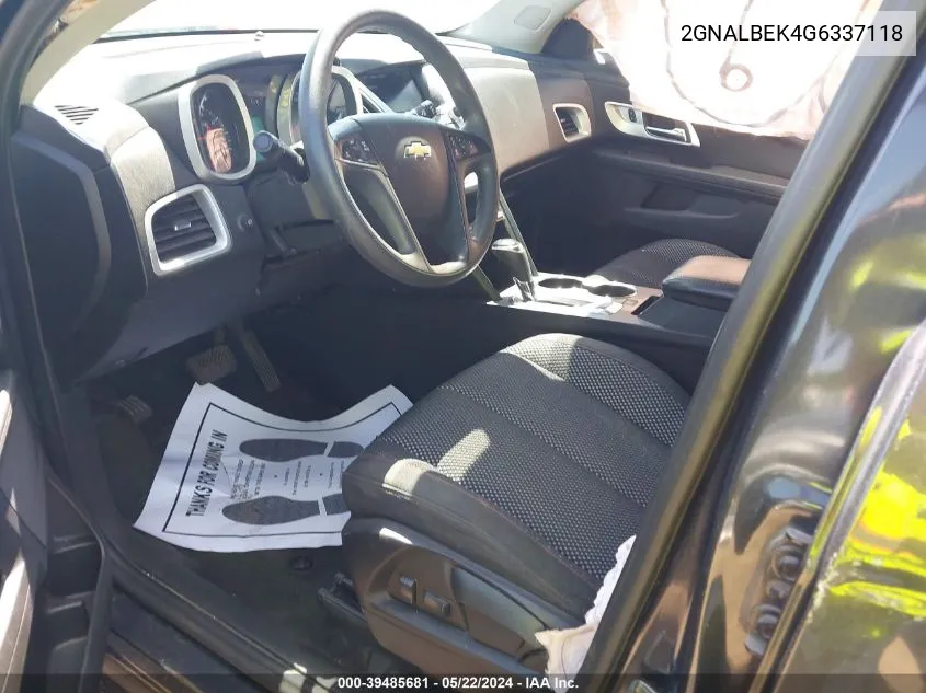 2GNALBEK4G6337118 2016 Chevrolet Equinox Ls