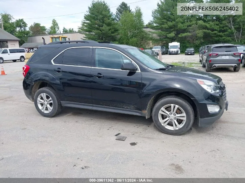 2GNFLFEK5G6245402 2016 Chevrolet Equinox Lt