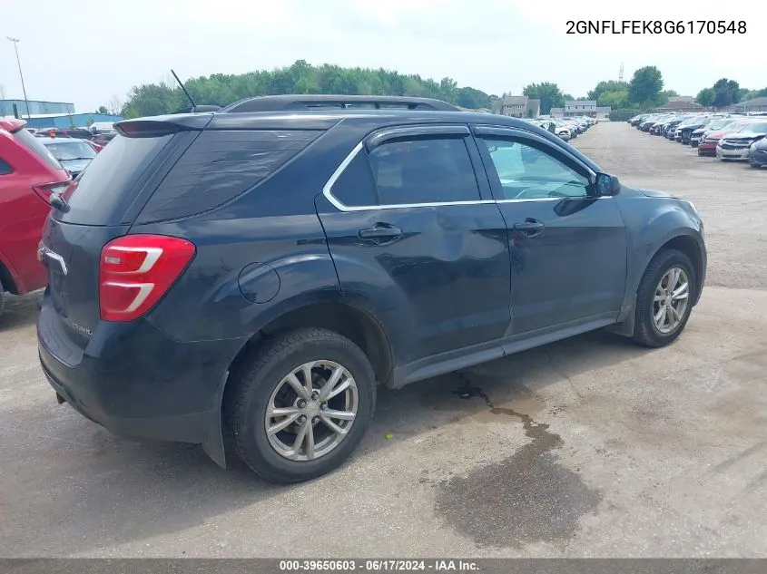 2GNFLFEK8G6170548 2016 Chevrolet Equinox Lt