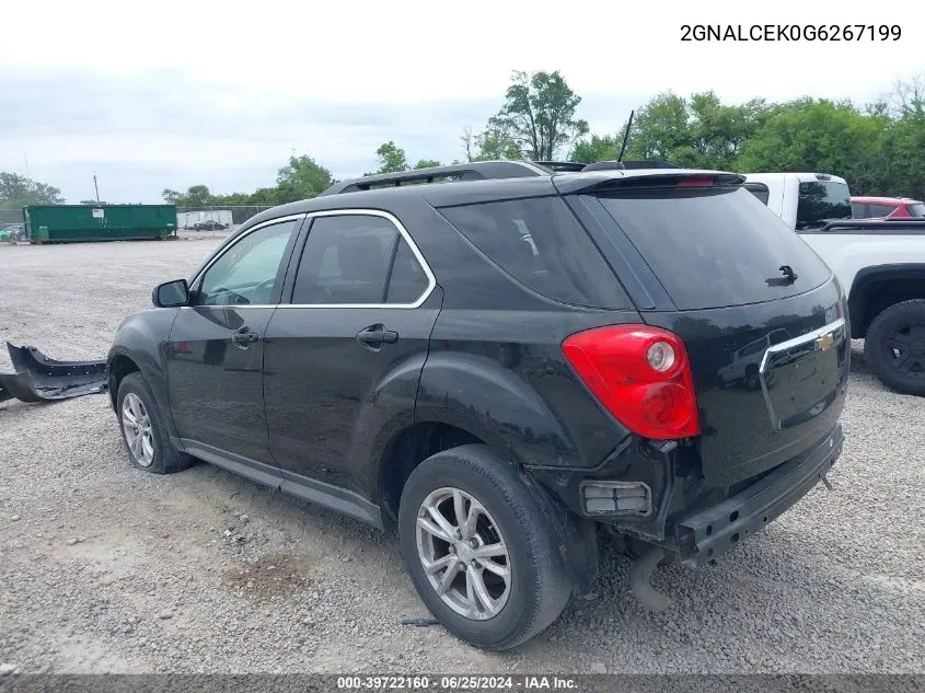 2016 Chevrolet Equinox Lt VIN: 2GNALCEK0G6267199 Lot: 39722160