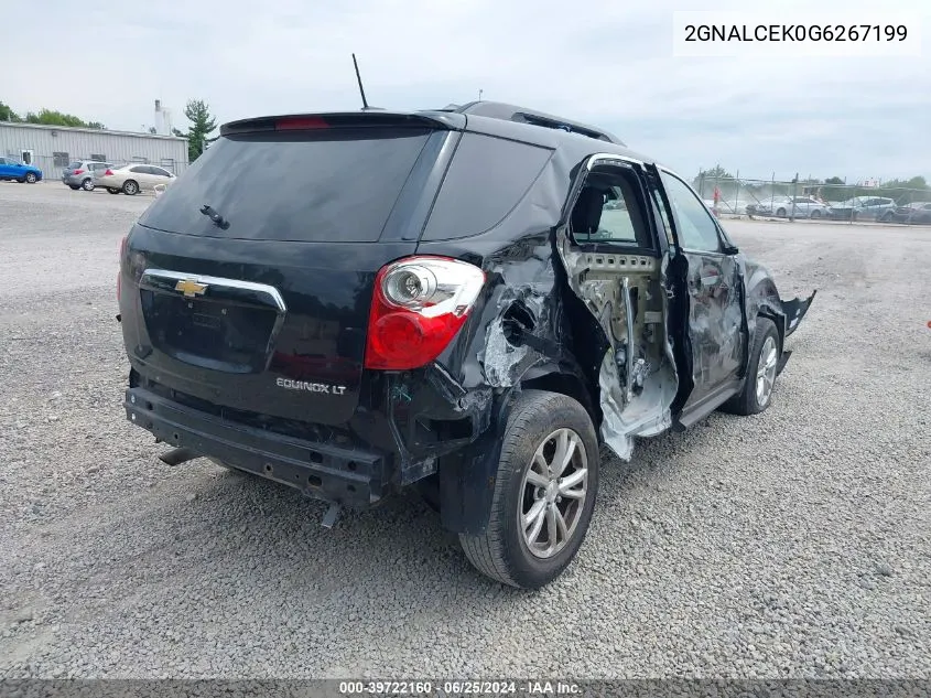 2016 Chevrolet Equinox Lt VIN: 2GNALCEK0G6267199 Lot: 39722160