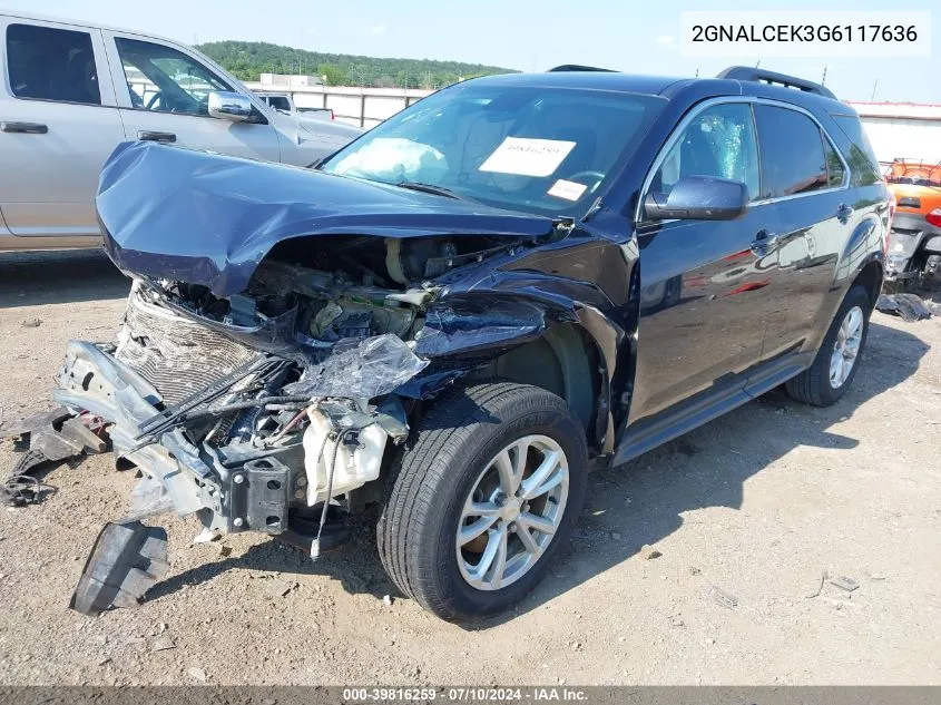 2GNALCEK3G6117636 2016 Chevrolet Equinox Lt