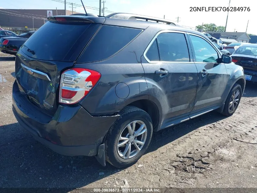 2016 Chevrolet Equinox Lt VIN: 2GNFLFEK7G6284976 Lot: 39836573