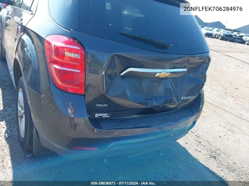 2GNFLFEK7G6284976 2016 Chevrolet Equinox Lt