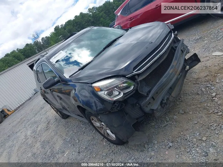 2GNALCEK2G6237864 2016 Chevrolet Equinox Lt