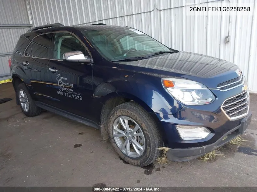 2GNFLFEK1G6258258 2016 Chevrolet Equinox Lt