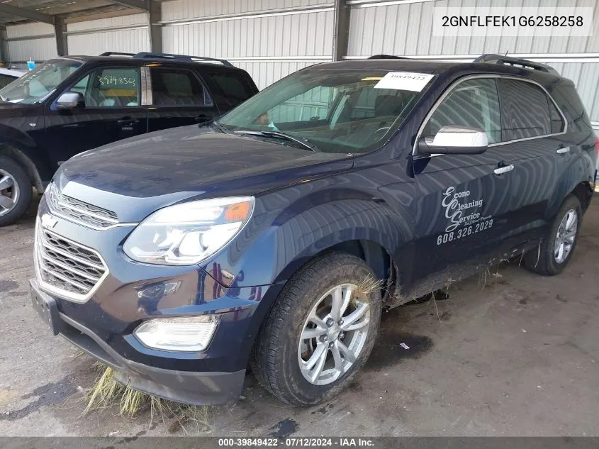 2GNFLFEK1G6258258 2016 Chevrolet Equinox Lt