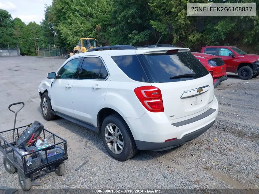 2GNFLFEK2G6108837 2016 Chevrolet Equinox Lt