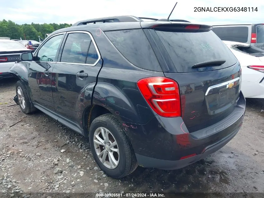 2GNALCEKXG6348114 2016 Chevrolet Equinox Lt