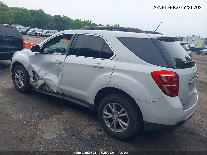 2016 Chevrolet Equinox Lt VIN: 2GNFLFEKXG6230202 Lot: 39950524