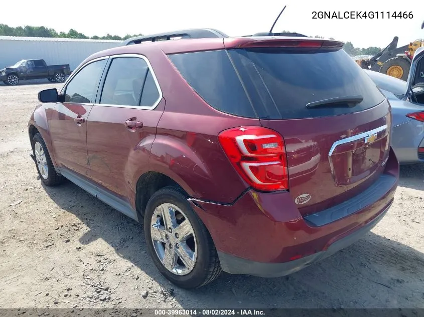 2GNALCEK4G1114466 2016 Chevrolet Equinox Lt