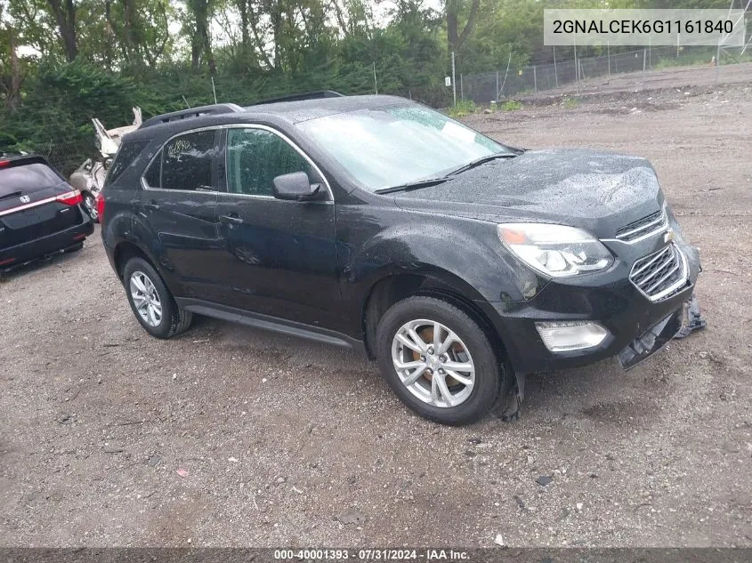 2GNALCEK6G1161840 2016 Chevrolet Equinox Lt