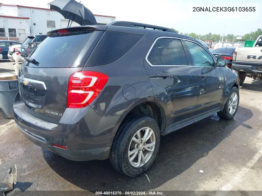 2GNALCEK3G6103655 2016 Chevrolet Equinox Lt