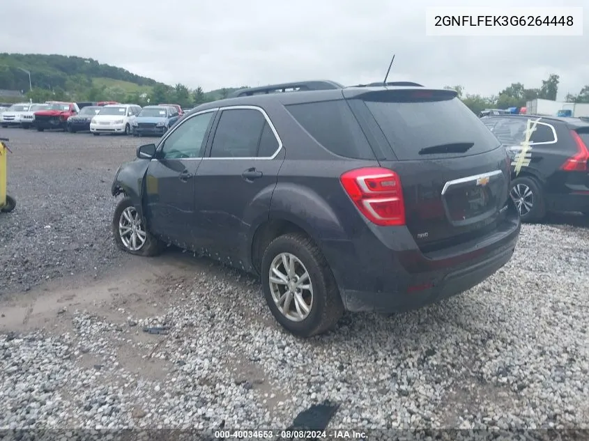 2GNFLFEK3G6264448 2016 Chevrolet Equinox Lt