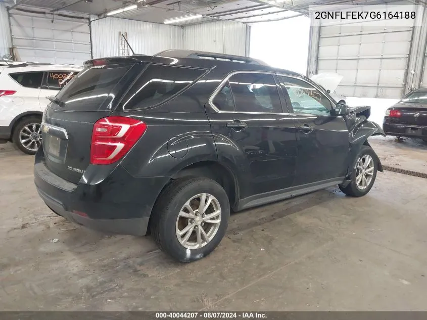 2016 Chevrolet Equinox Lt VIN: 2GNFLFEK7G6164188 Lot: 40044207