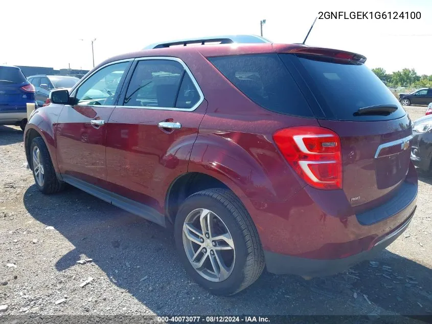 2GNFLGEK1G6124100 2016 Chevrolet Equinox Ltz