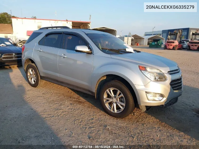 2GNALCEKXG6335279 2016 Chevrolet Equinox Lt