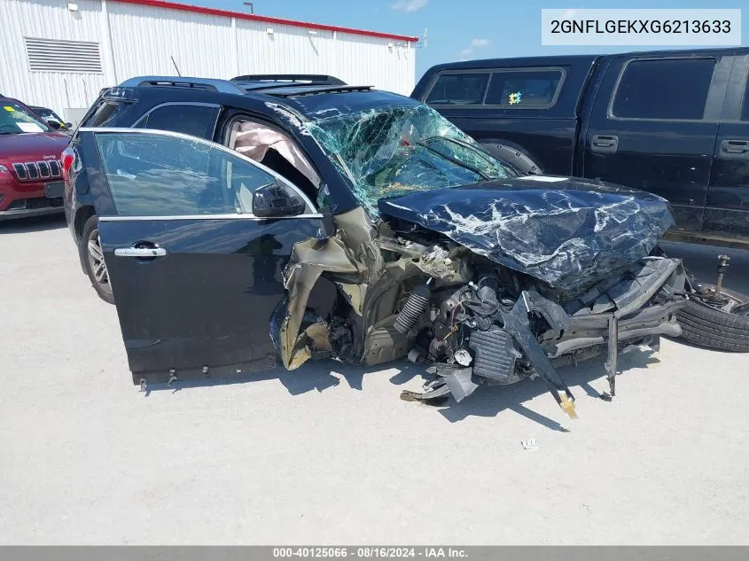 2GNFLGEKXG6213633 2016 Chevrolet Equinox Ltz