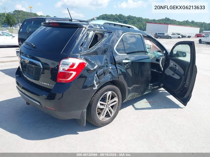 2GNFLGEKXG6213633 2016 Chevrolet Equinox Ltz