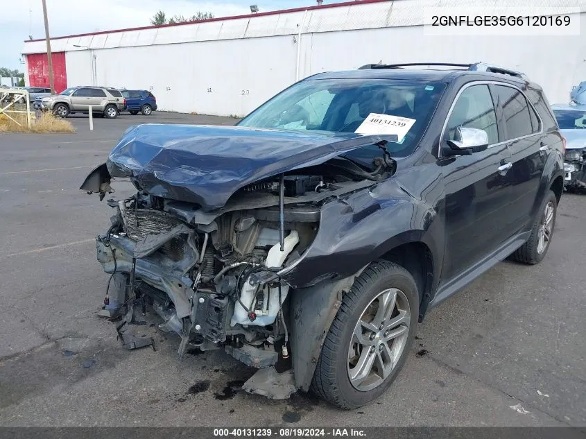 2GNFLGE35G6120169 2016 Chevrolet Equinox Ltz