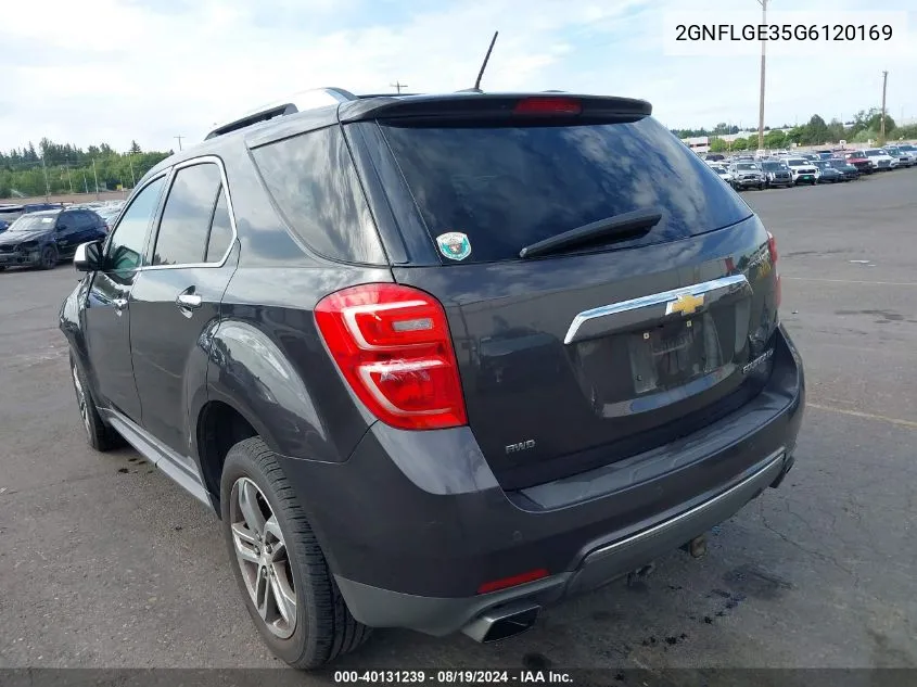 2GNFLGE35G6120169 2016 Chevrolet Equinox Ltz