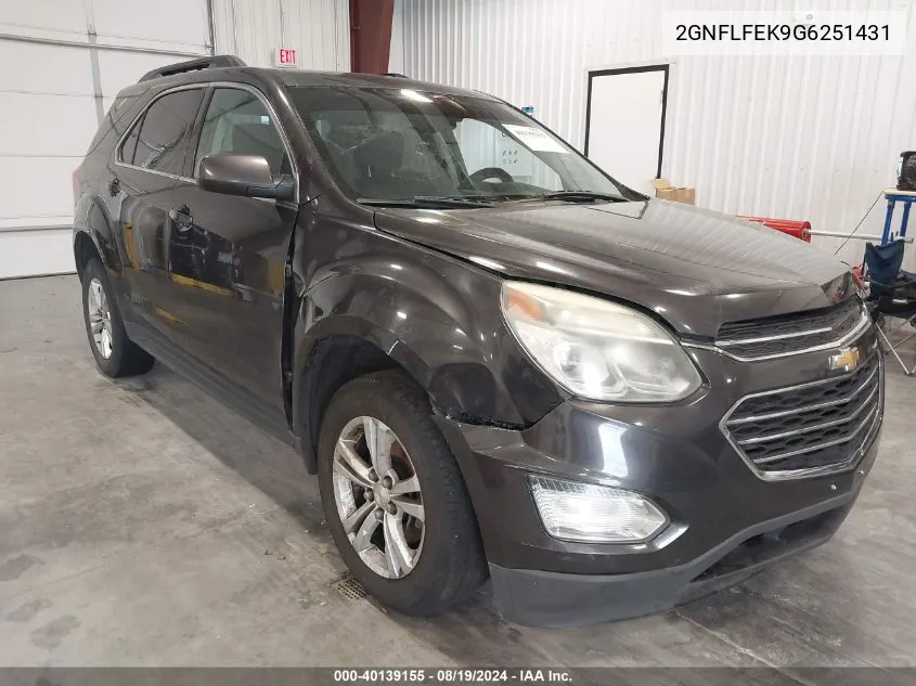 2GNFLFEK9G6251431 2016 Chevrolet Equinox Lt