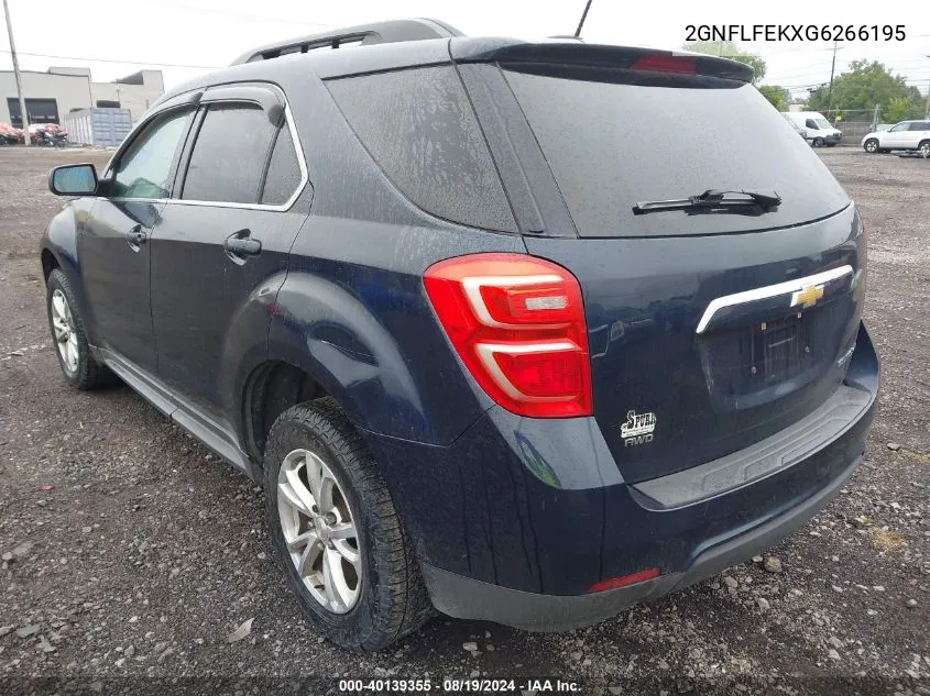 2GNFLFEKXG6266195 2016 Chevrolet Equinox Lt