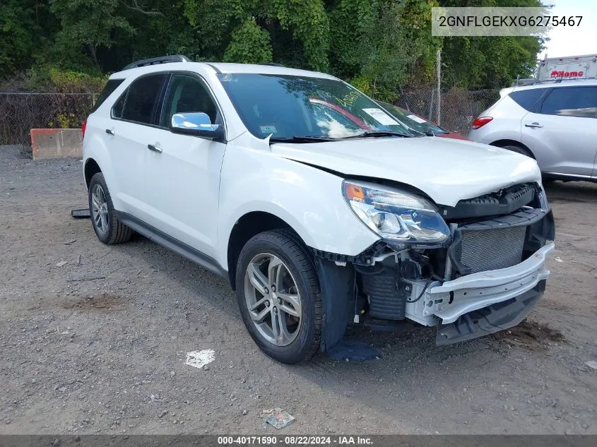 2GNFLGEKXG6275467 2016 Chevrolet Equinox Ltz