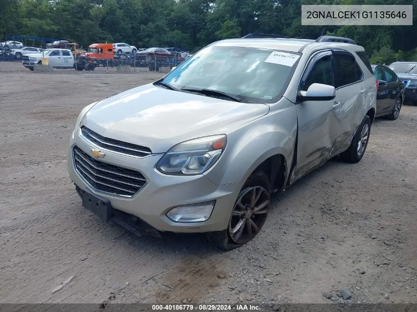 2GNALCEK1G1135646 2016 Chevrolet Equinox Lt