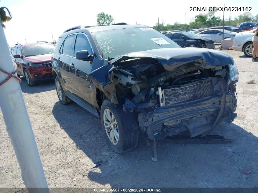 2GNALCEKXG6234162 2016 Chevrolet Equinox Lt