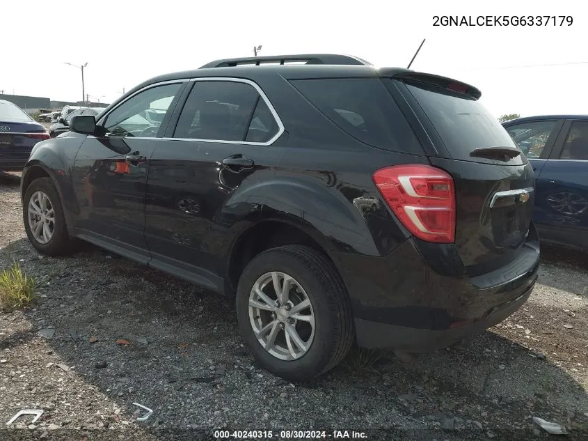 2GNALCEK5G6337179 2016 Chevrolet Equinox Lt