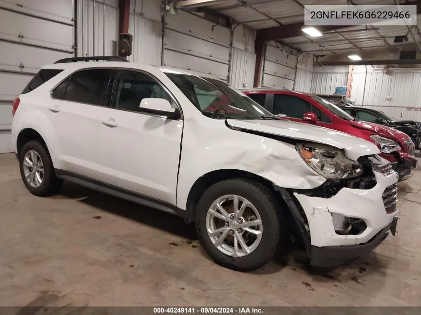 2016 Chevrolet Equinox Lt VIN: 2GNFLFEK6G6229466 Lot: 40249141