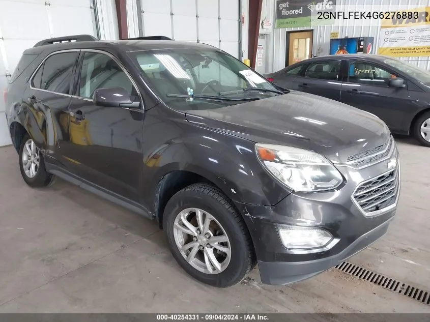 2016 Chevrolet Equinox Lt VIN: 2GNFLFEK4G6276883 Lot: 40254331