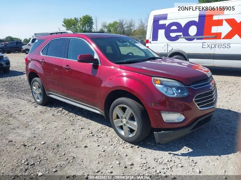 2GNFLFEK8G6155905 2016 Chevrolet Equinox Lt