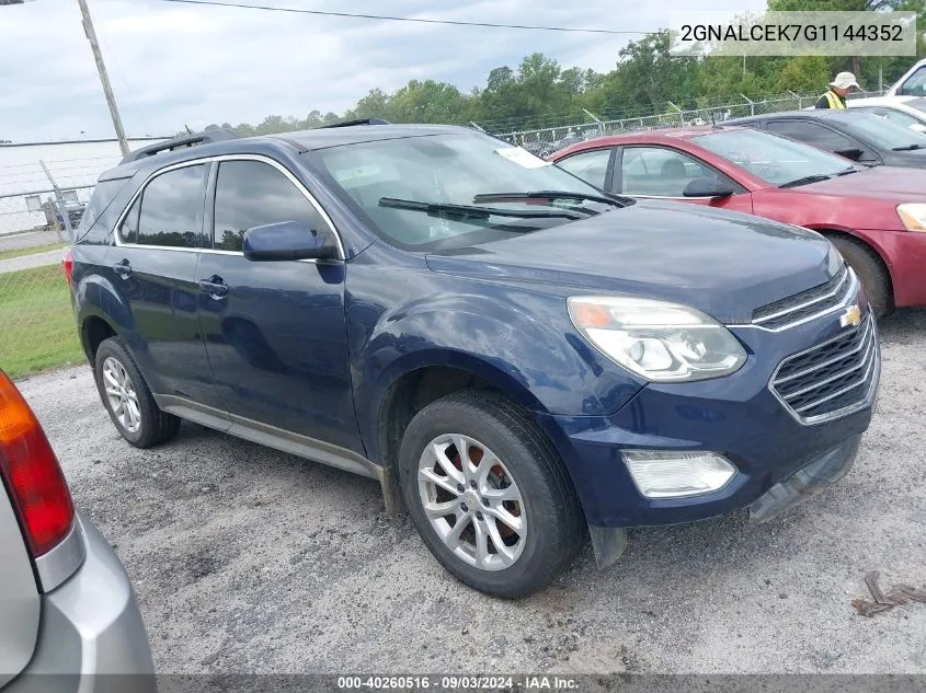 2GNALCEK7G1144352 2016 Chevrolet Equinox Lt