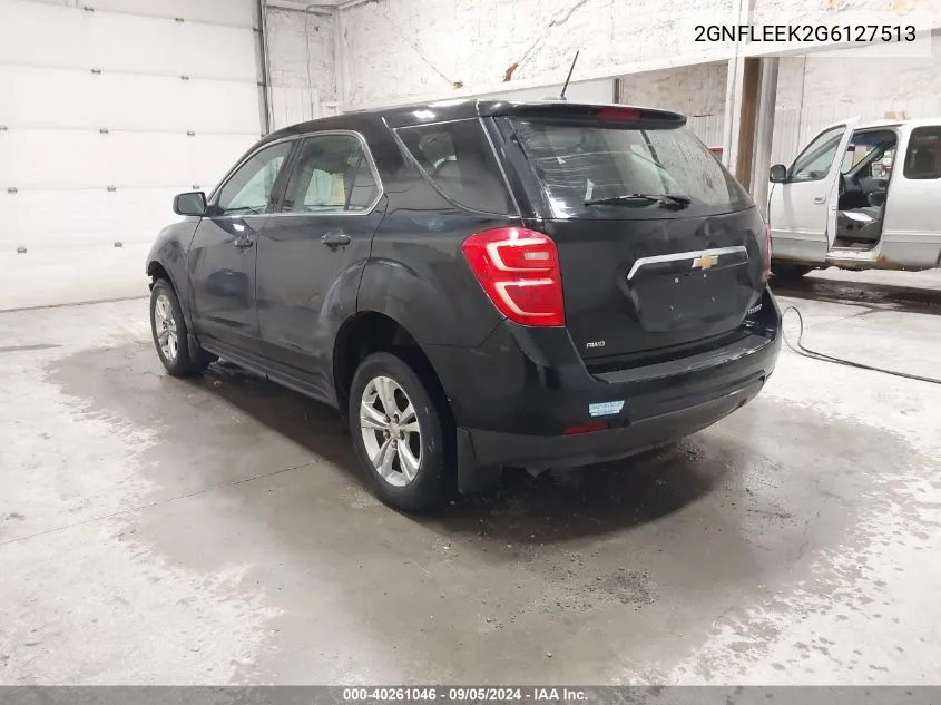 2GNFLEEK2G6127513 2016 Chevrolet Equinox Ls