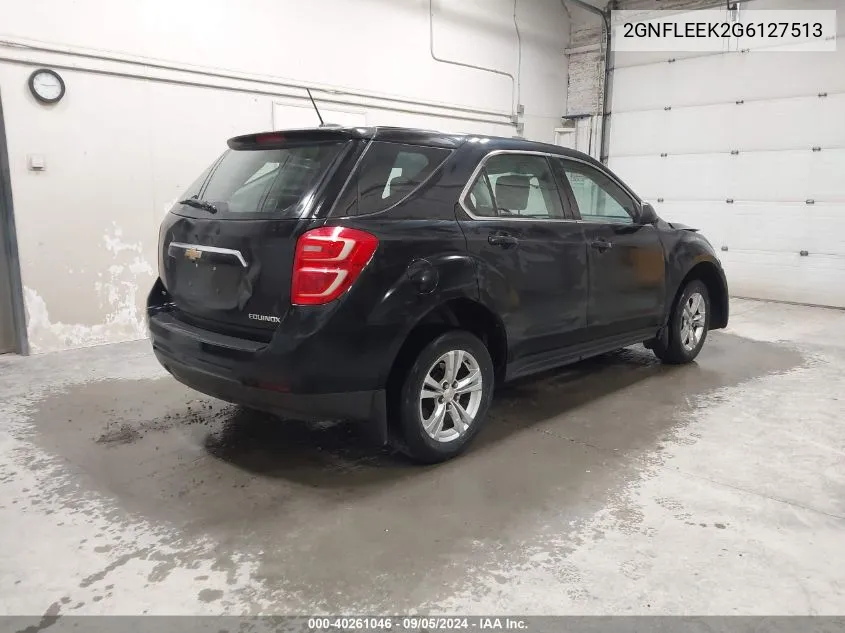 2GNFLEEK2G6127513 2016 Chevrolet Equinox Ls