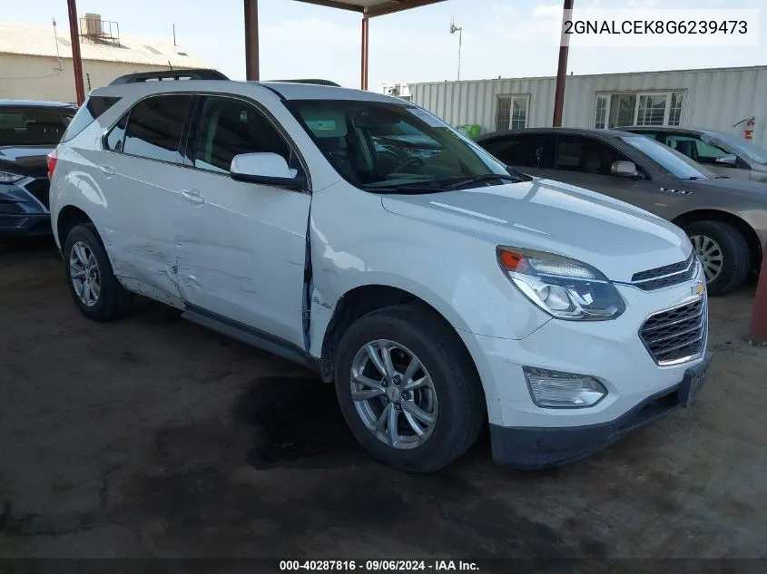 2016 Chevrolet Equinox Lt VIN: 2GNALCEK8G6239473 Lot: 40287816