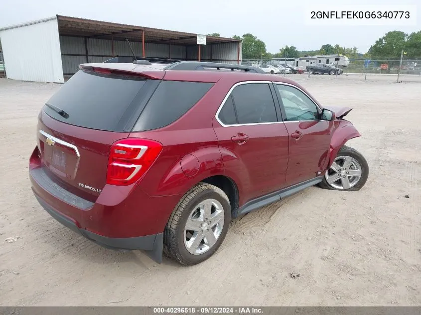 2GNFLFEK0G6340773 2016 Chevrolet Equinox Lt