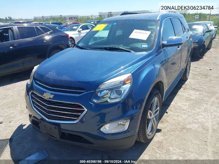 2GNALDEK3G6234784 2016 Chevrolet Equinox Ltz