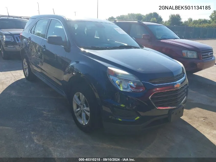 2GNALBEK5G1134185 2016 Chevrolet Equinox Ls