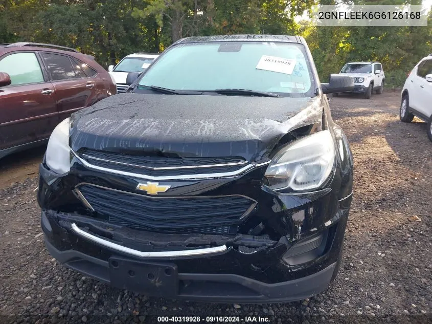 2GNFLEEK6G6126168 2016 Chevrolet Equinox Ls