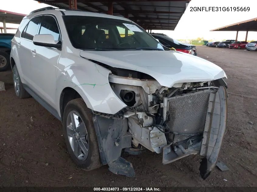 2GNFLFE31G6195669 2016 Chevrolet Equinox Lt