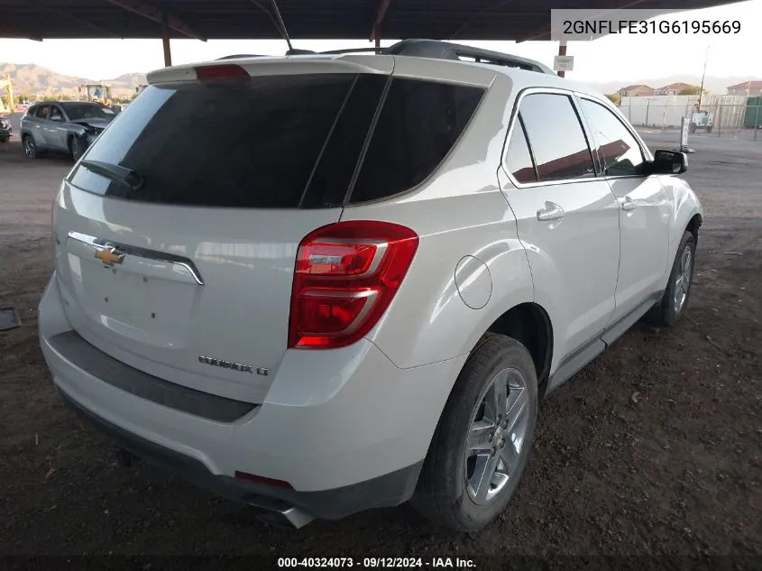 2GNFLFE31G6195669 2016 Chevrolet Equinox Lt