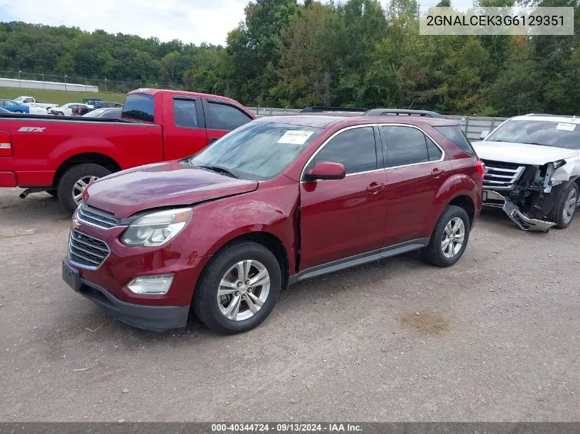 2GNALCEK3G6129351 2016 Chevrolet Equinox Lt