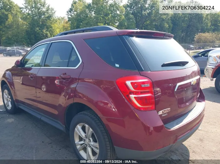 2GNFLFEK7G6304224 2016 Chevrolet Equinox Lt