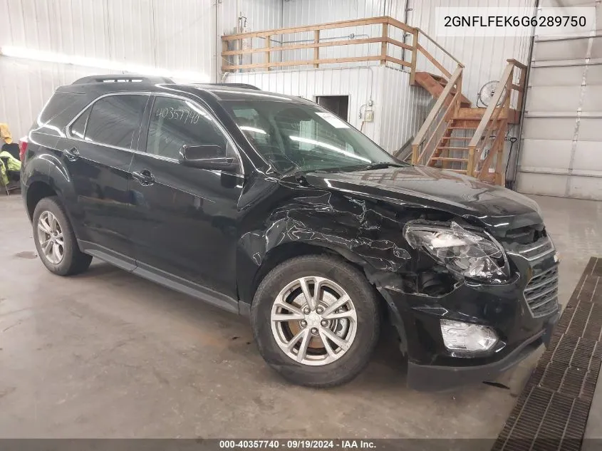 2GNFLFEK6G6289750 2016 Chevrolet Equinox Lt